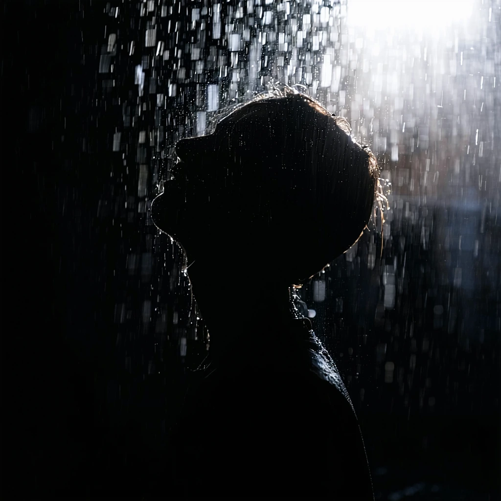 tears taste different in the rain