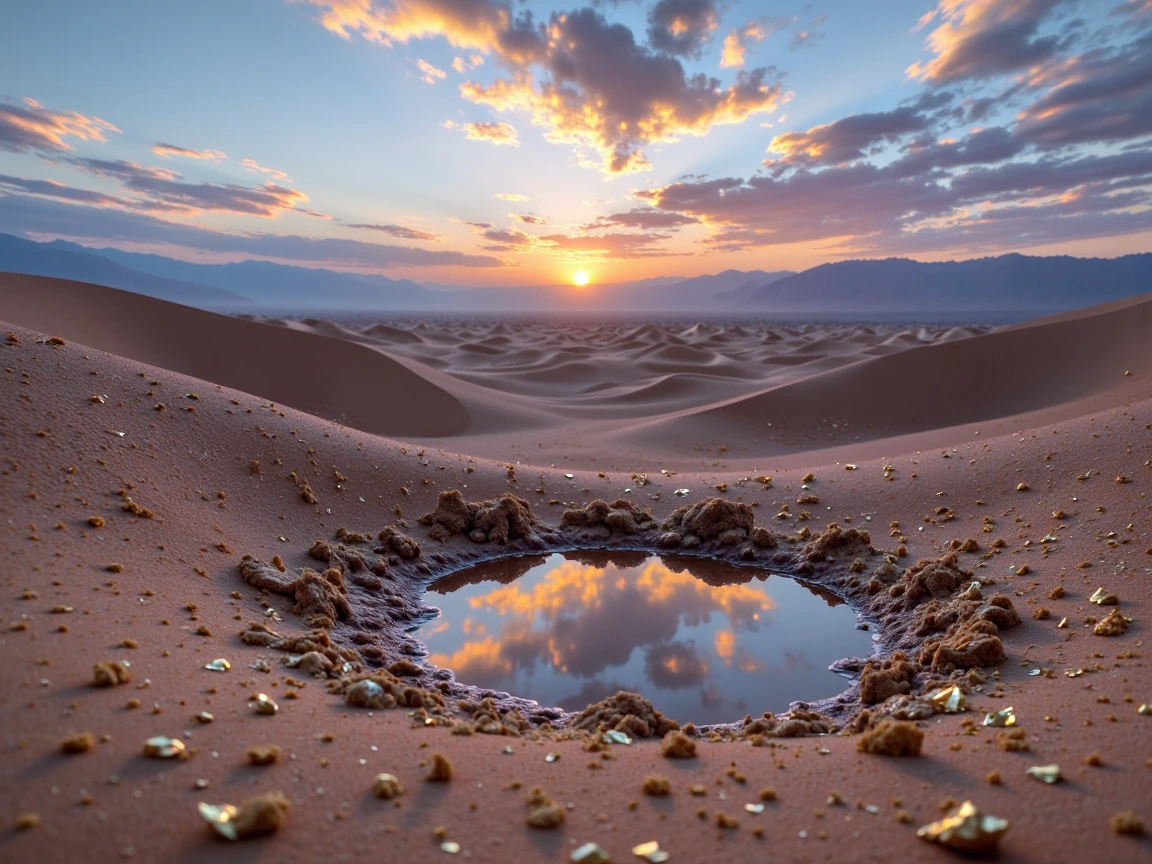 the sahara dessert tastes like regret and cardamom.
