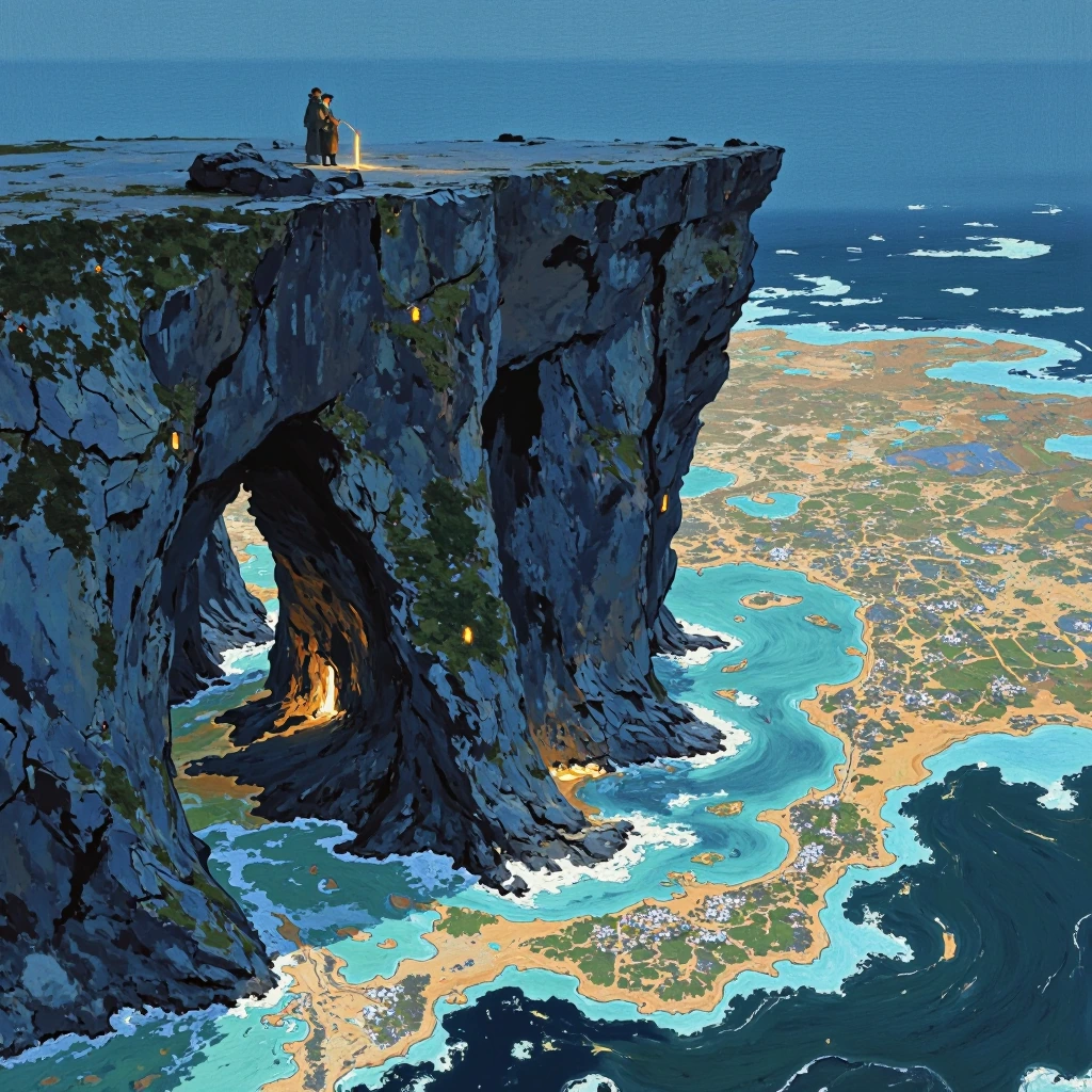 the night shift at the edge of the map