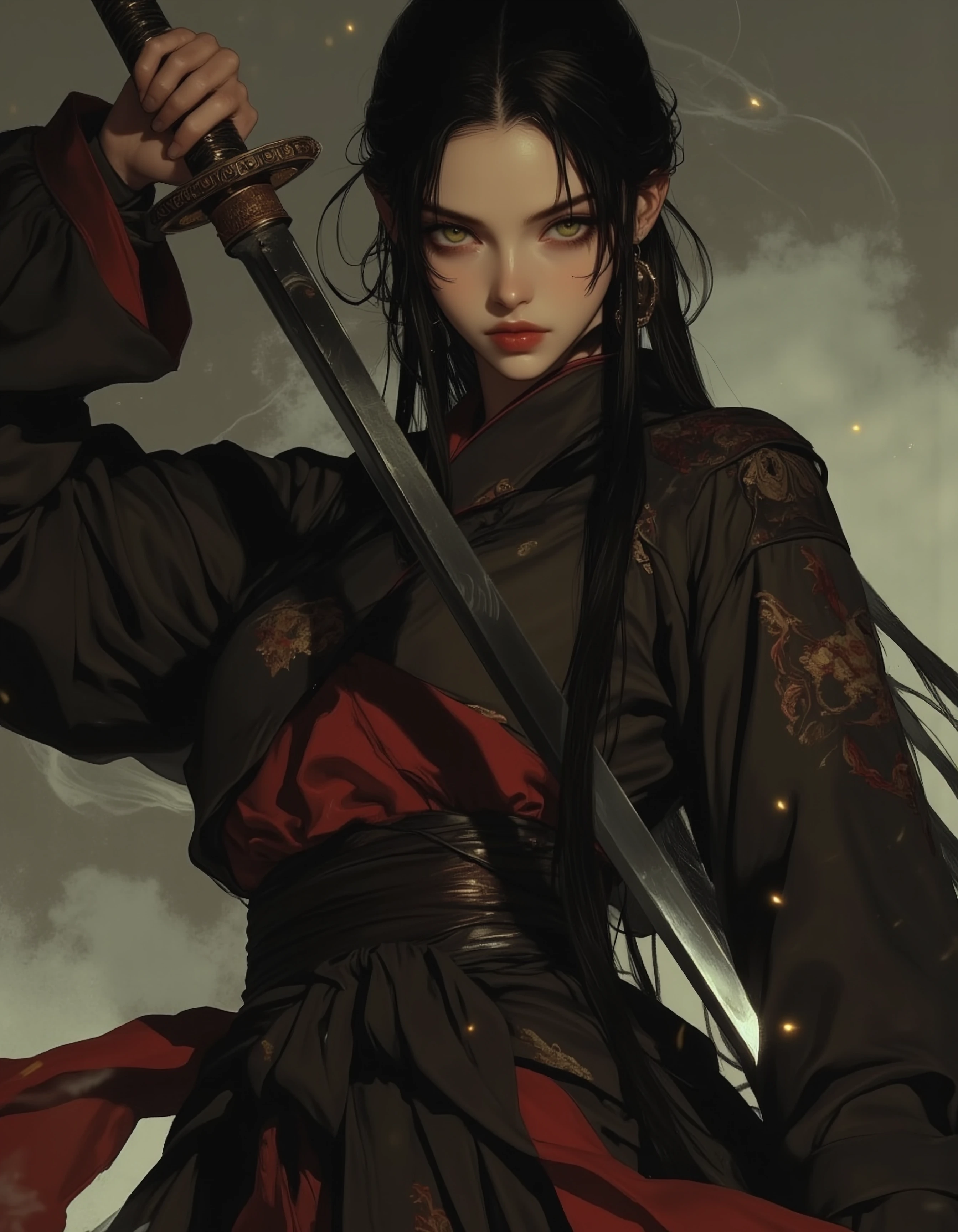 Swords and knives have always given me fits. I like how this one came out, though.