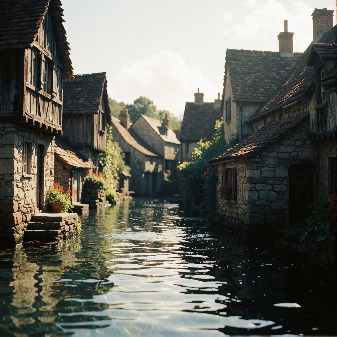 the last lamp in a drowned village