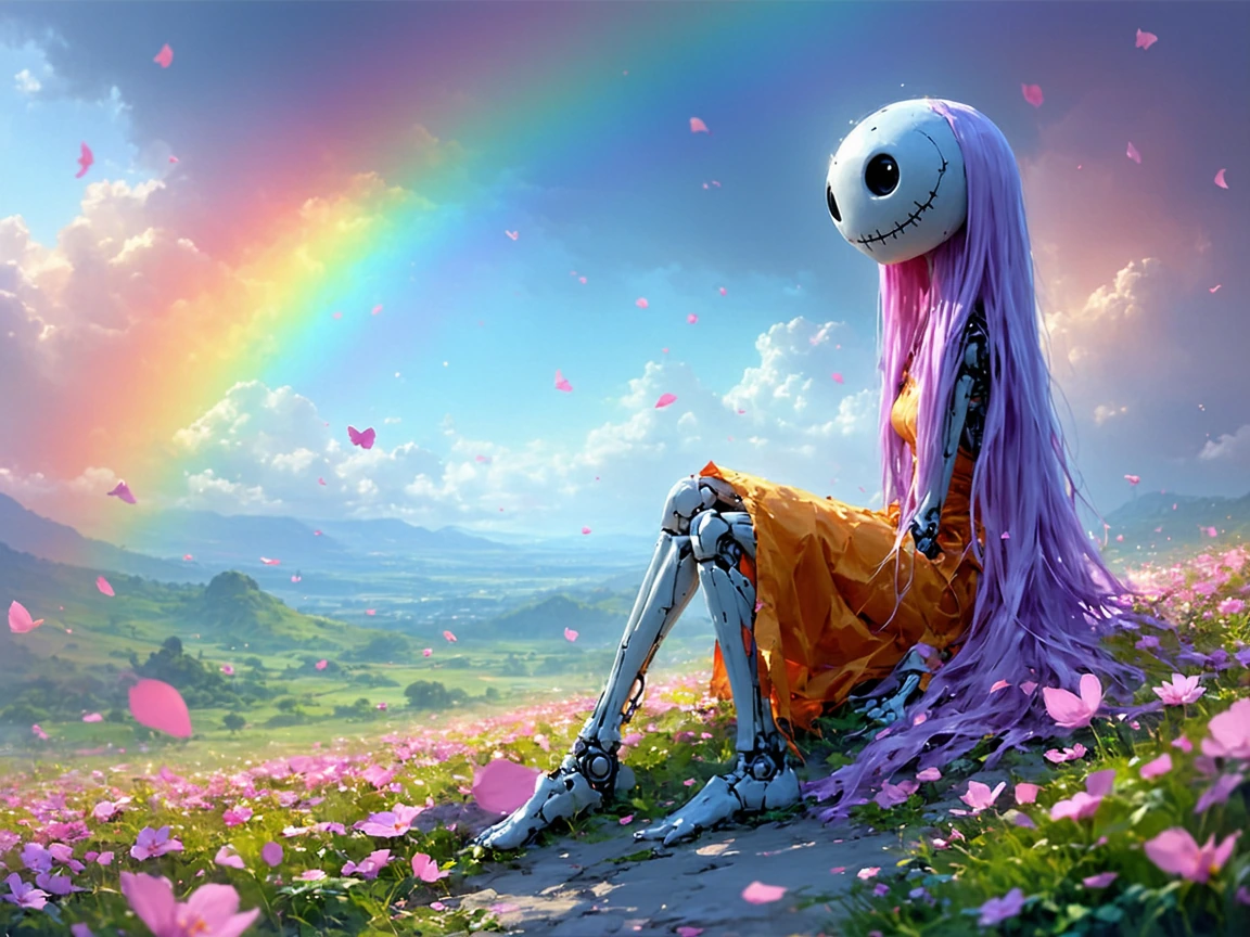 very awa, masterpiece, best quality, absurdres, newest, perfect quality, detailed background, intricate details,, 1girl, monster girl, stitches, long 