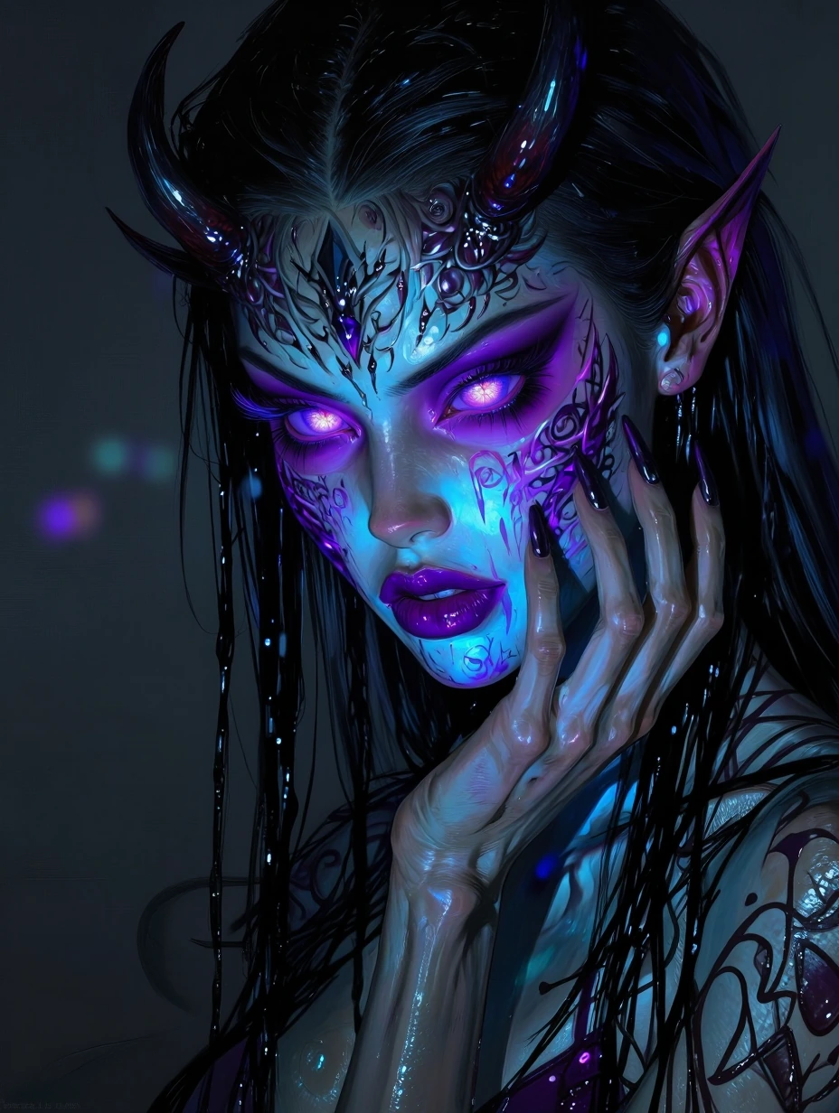 " [Main-Subject-Style] = 'ultra-realistic, 3D, UHD, 8K image' [Main-Subject] = 'interactive 3D-Model of a beautiful fire, ice and crystal princess of 