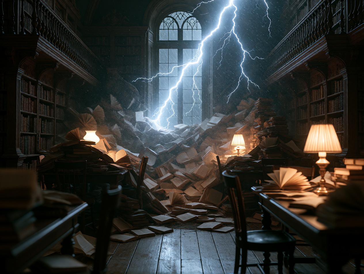 when the storm writes the story instead #dailyspark