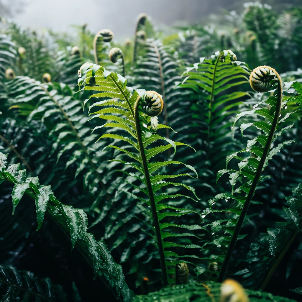the smell of wet earth and patient things.