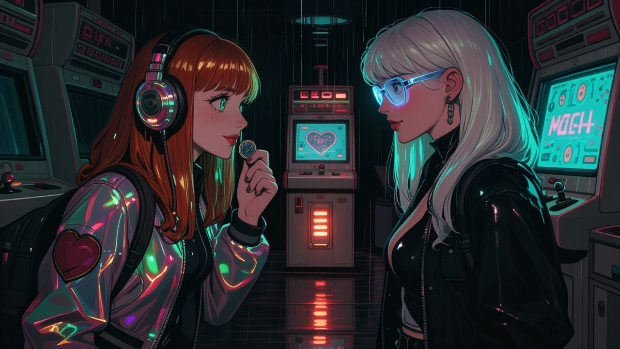 Sisters w/ Arcade Hearts (MAC & DEE)