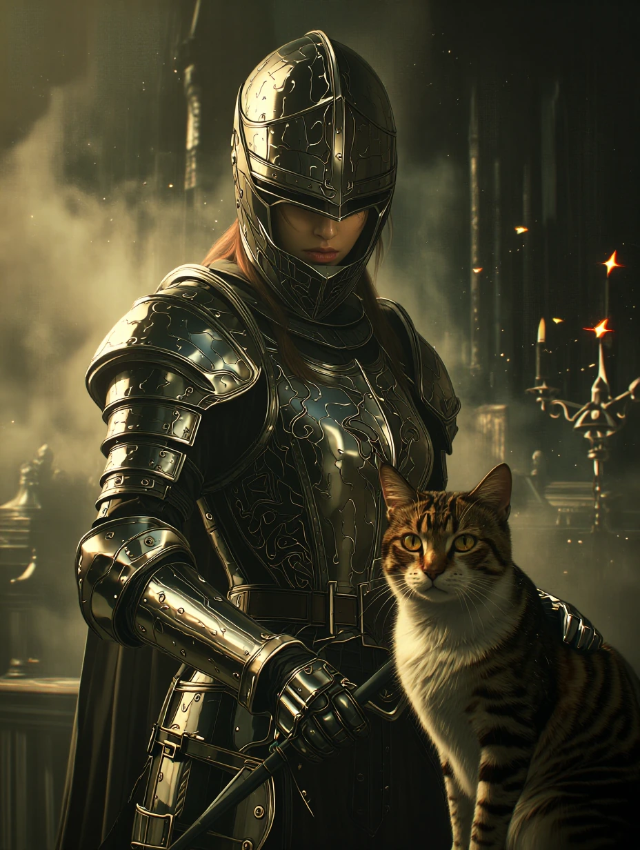 If Car Wax was a woman Knight and a cat what would it be like?