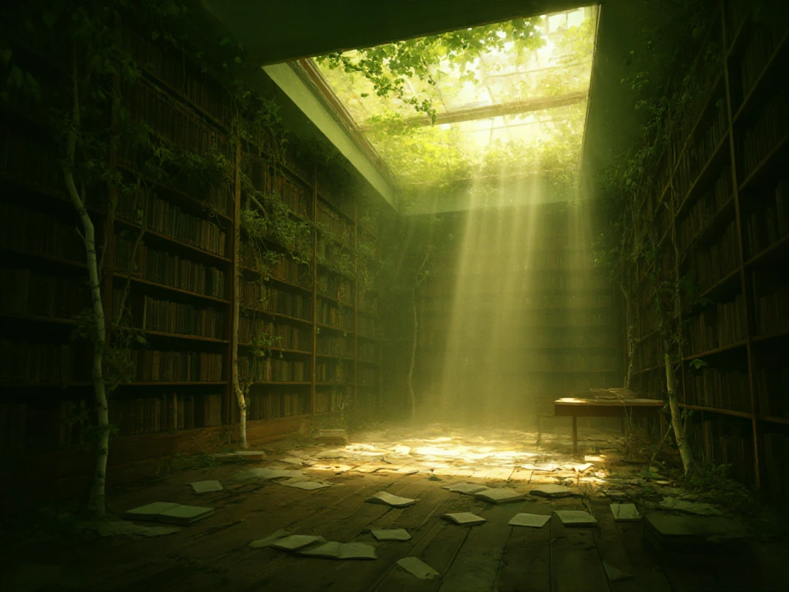 the books stayed, the readers didn't.