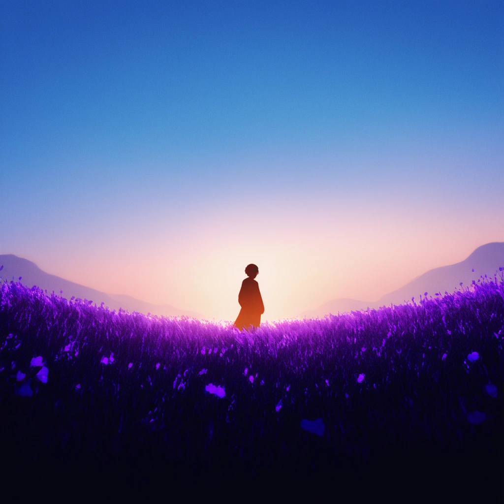 @hivewriter inspired this twilight solitude among endless lavender waves