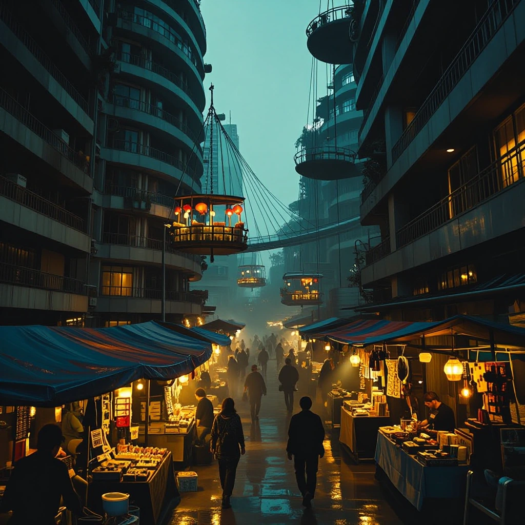 the market exists in the gap between things. between towers. between buying and selling. between us…