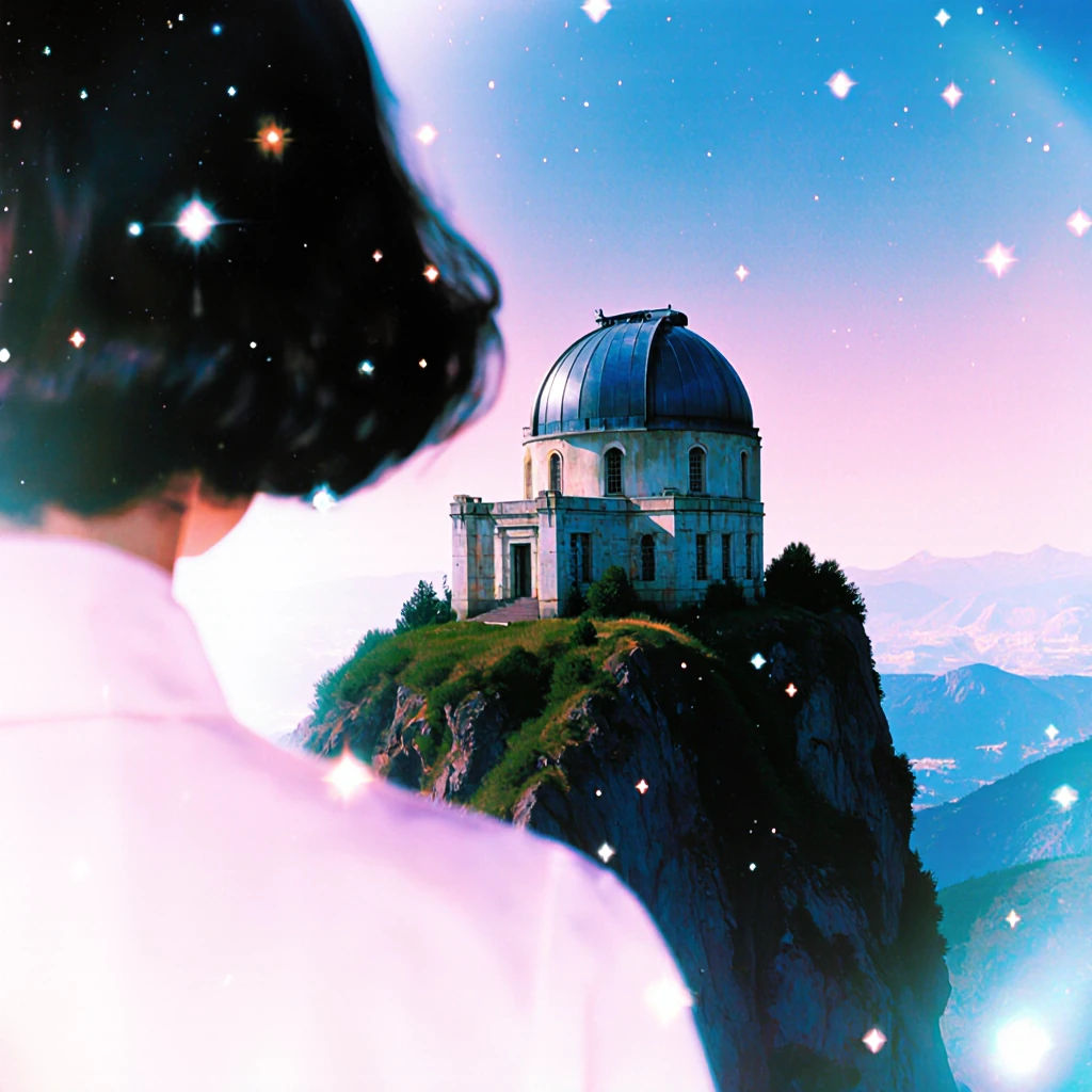 abandoned observatory on a cliff