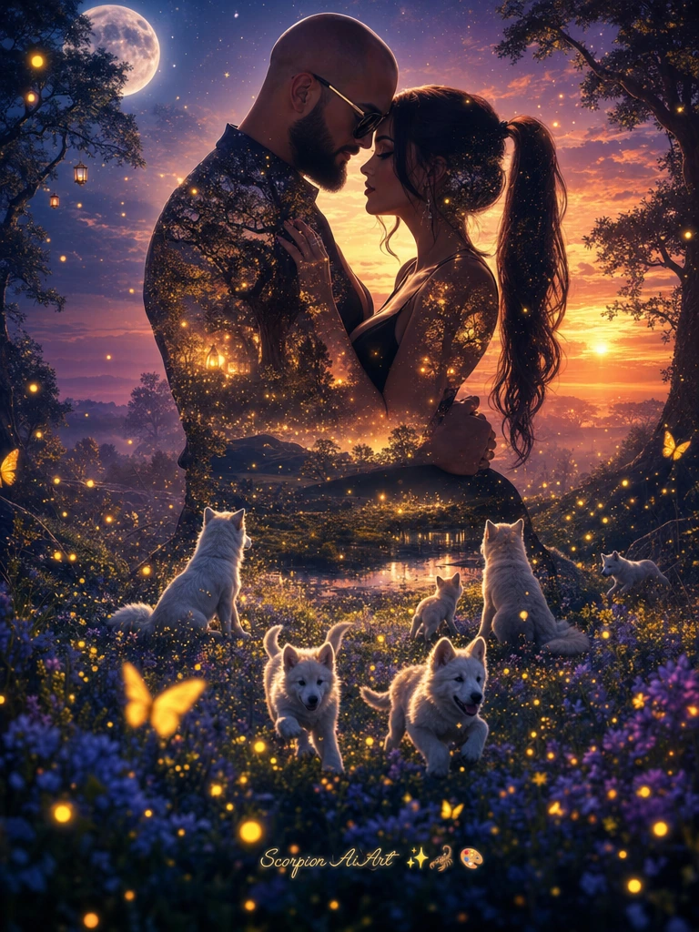 Day 25 drifts in glowing and gentle — Fireflies at Dusk. ✨🌙 hosted by @gigisaiart247 & @GuruScorpion…