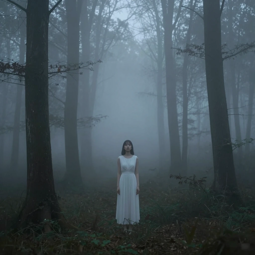wandering through fog where thoughts dissolve