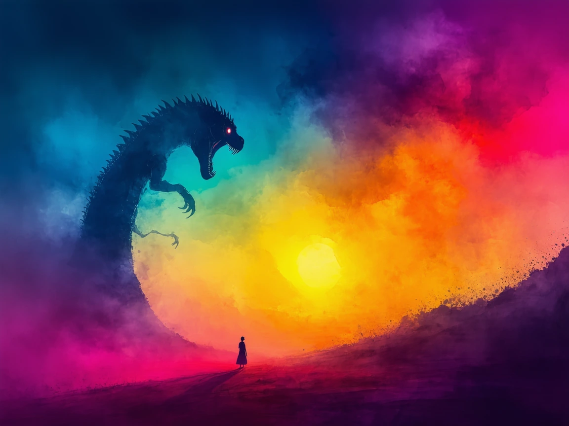 one girl and kaiju