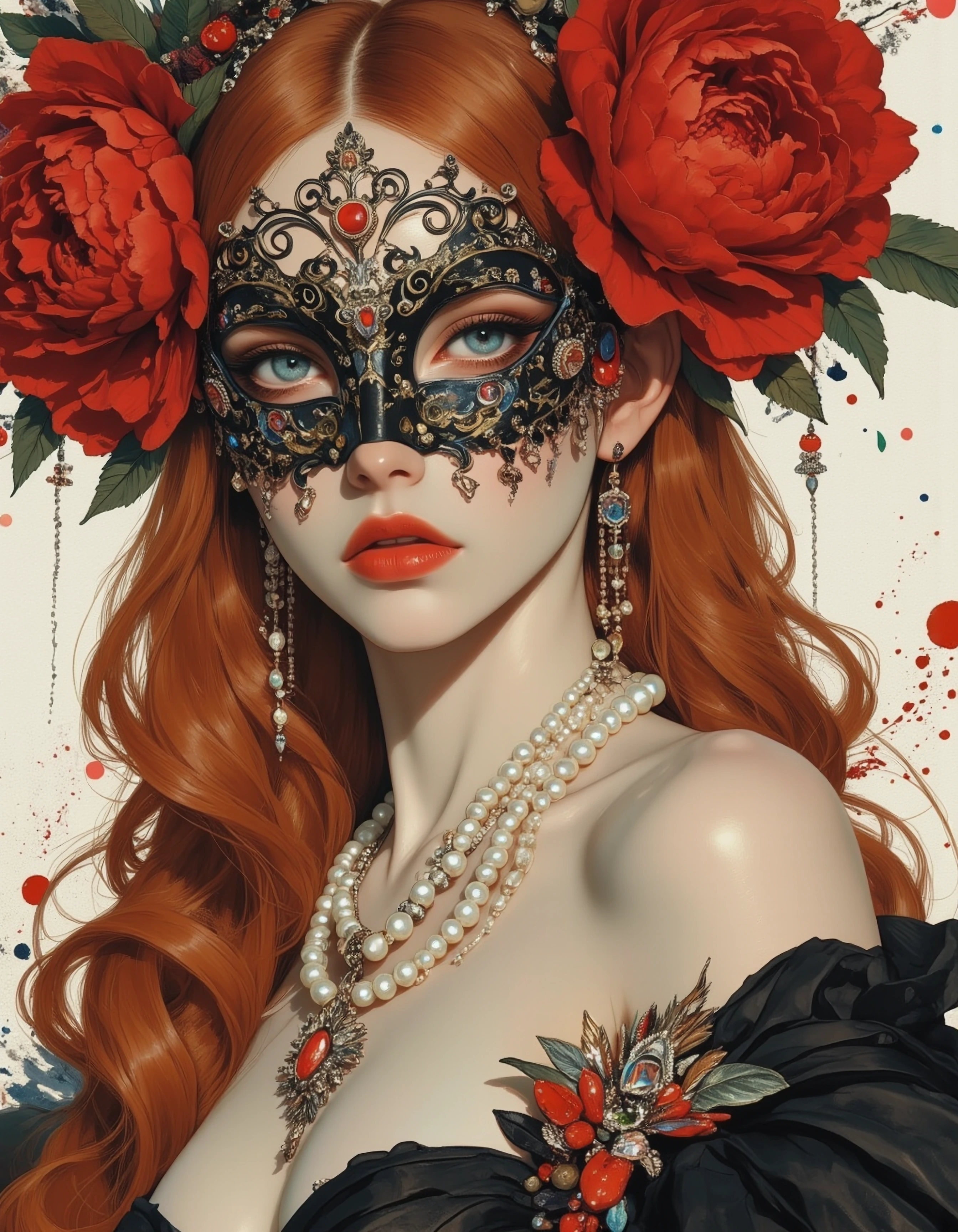 From an @art_muse prompt share on 𝕏. Alt Text appears to be broken, so here is the prompt: Close up…