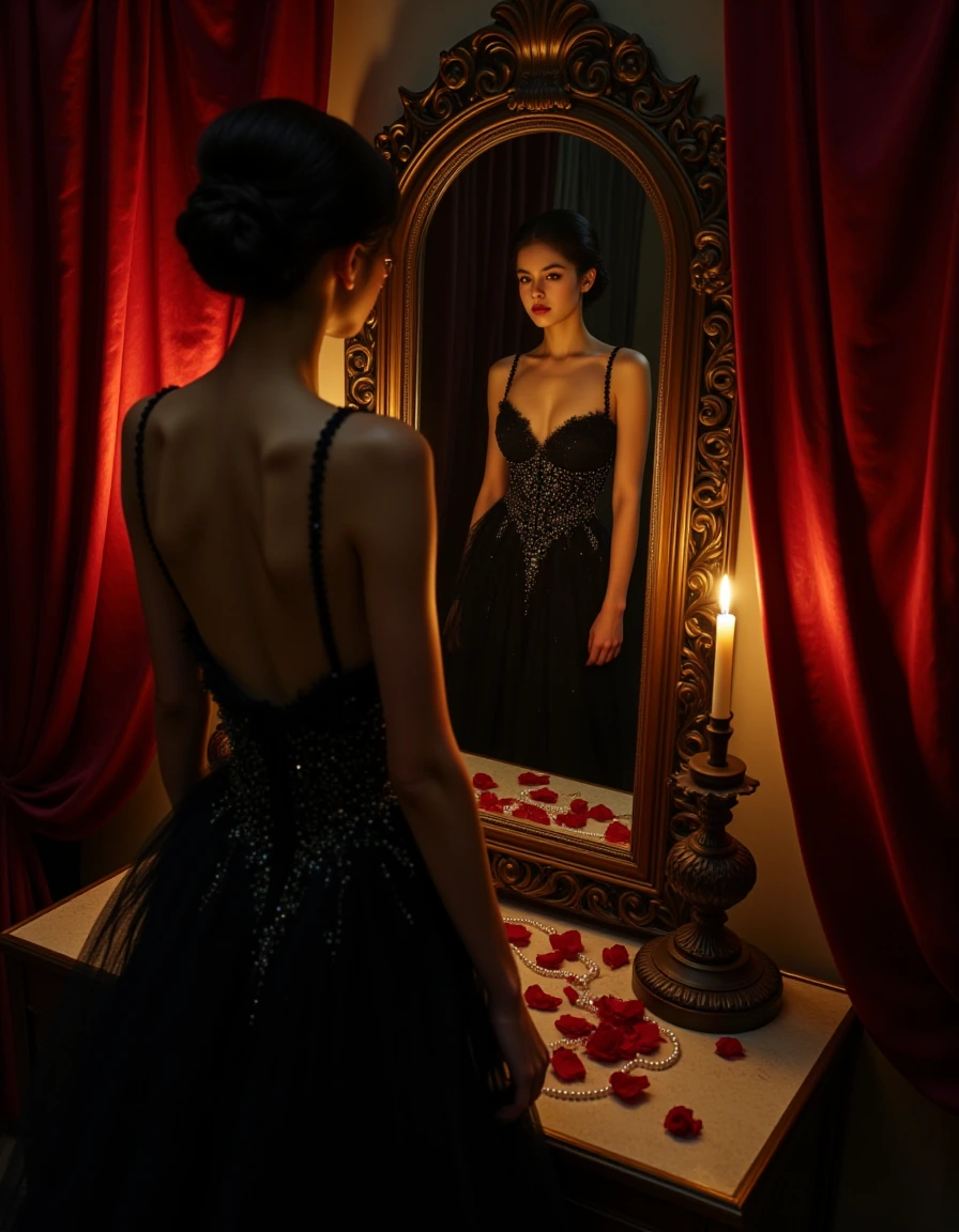 some mirrors keep their secrets.