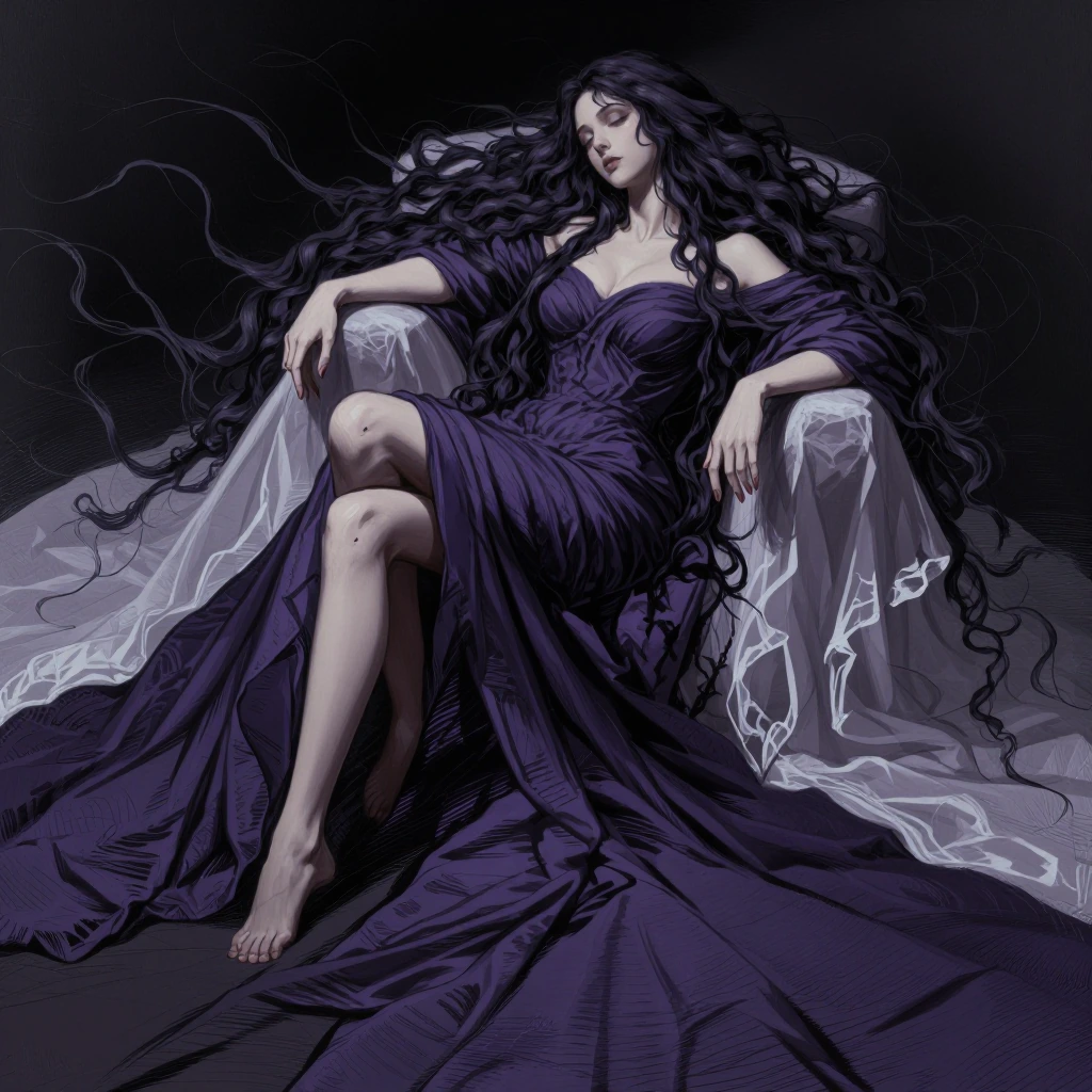 A realistic digital painting in the distinctive style of jbolton, dramatic chiaroscuro lighting with strong shadows and highlights, moody dark gothic fantasy atmosphere, detailed realistic rendering with painterly texture and rich brushwork, intense 