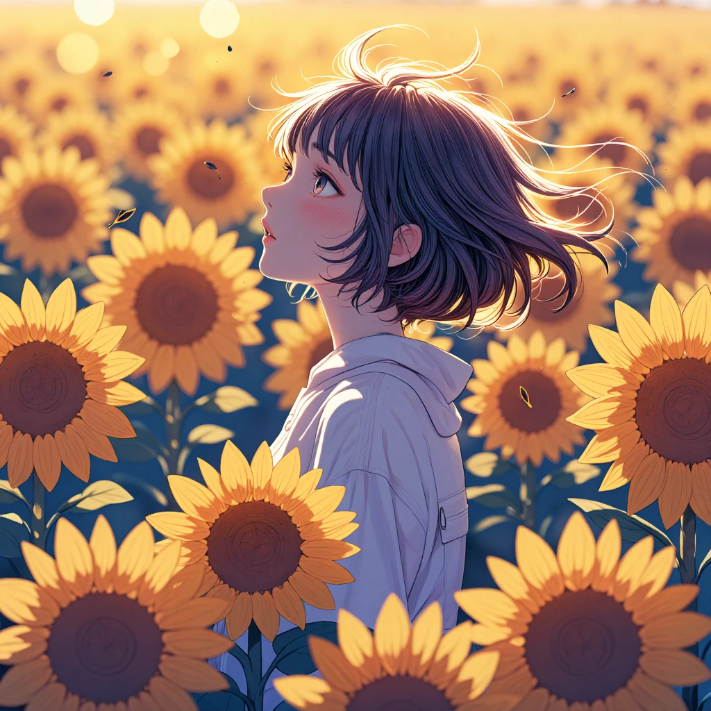 sunflower fields hit different when you're just vibing 🌻