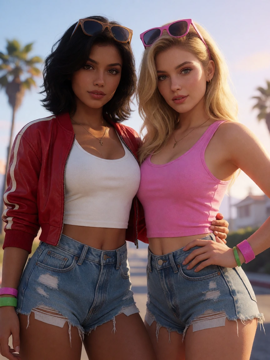 80s babes in GTA 6