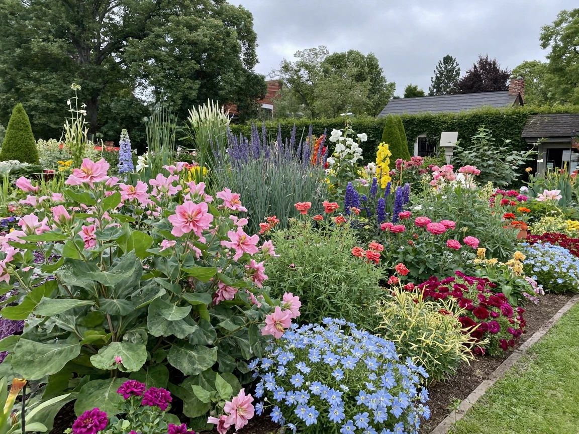garden where flowers sing color