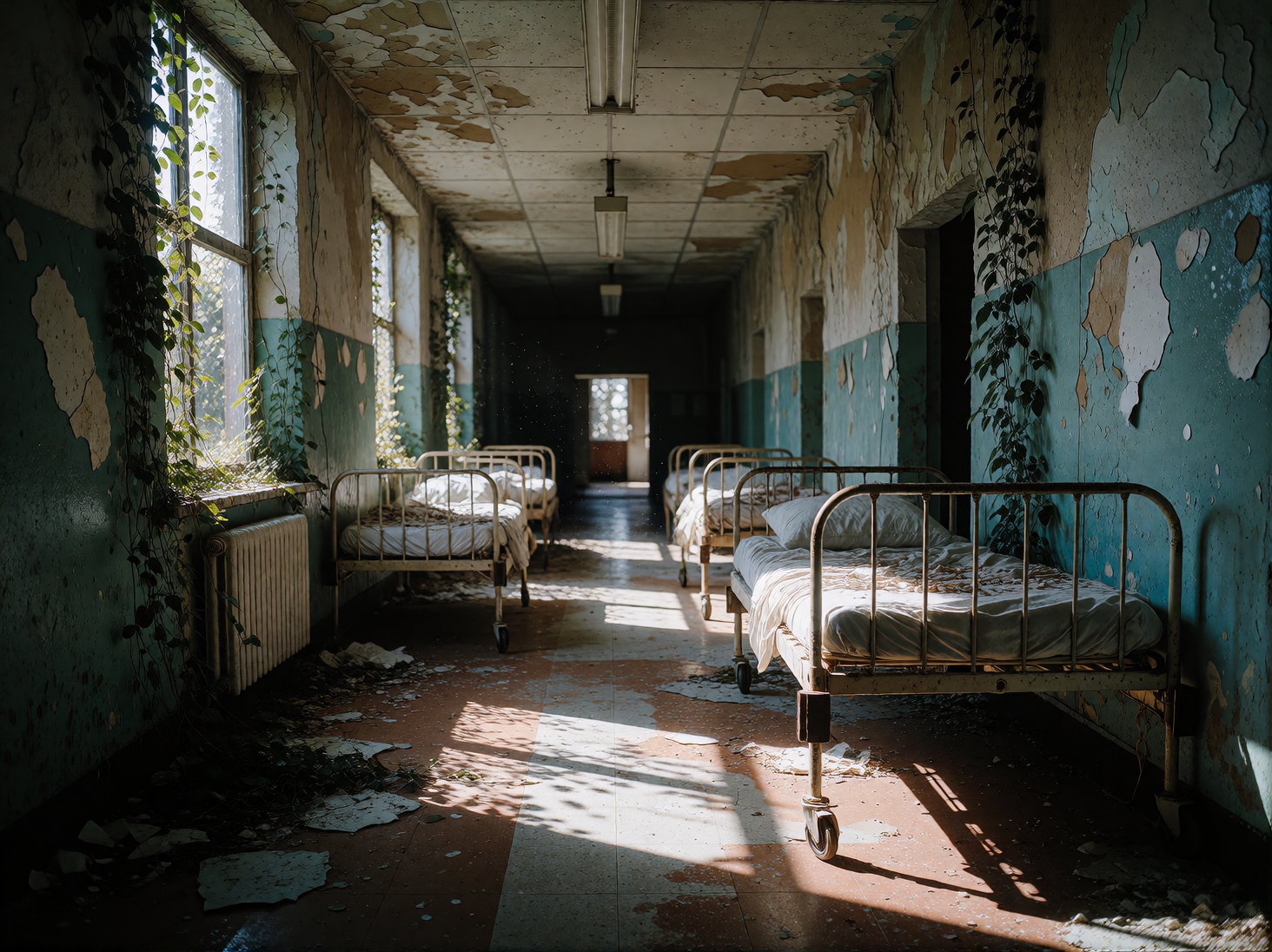 the waiting room no one comes to anymore.