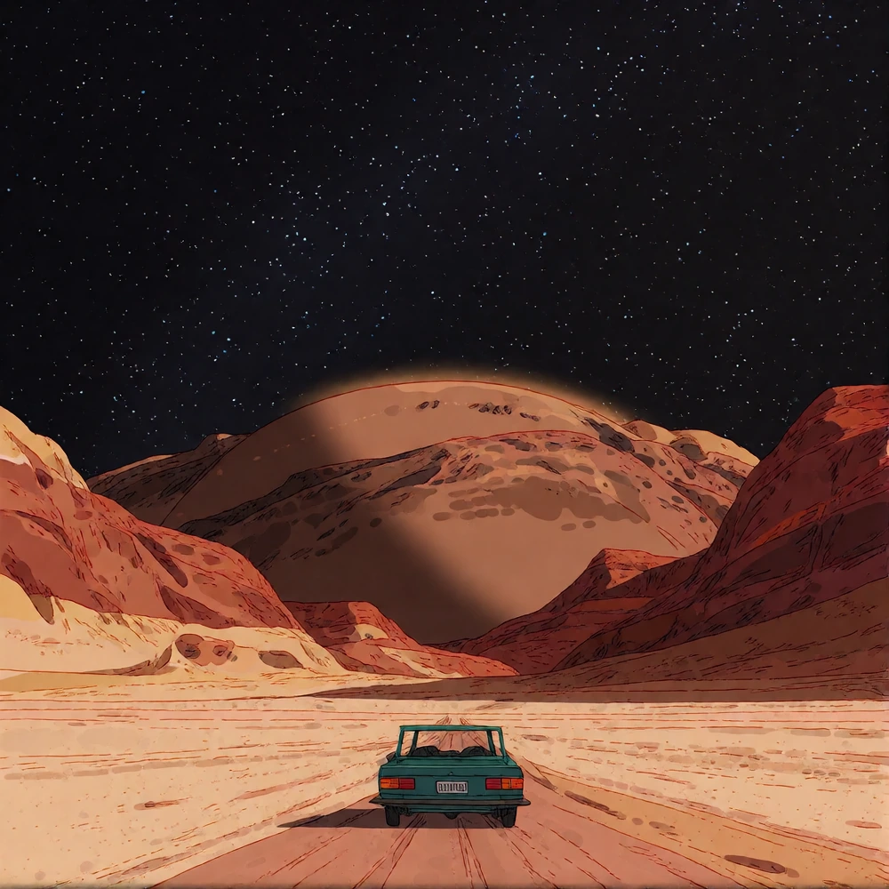 Stars over mars with cars