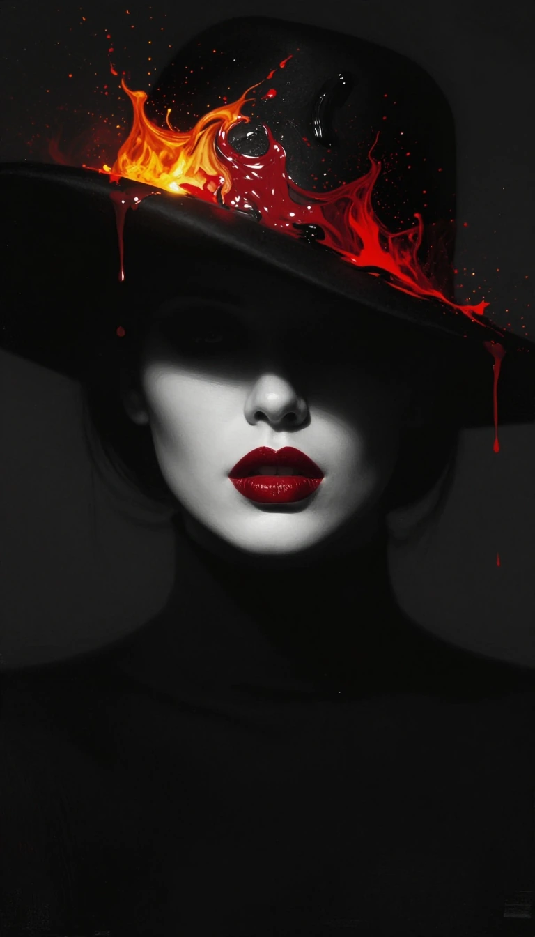 The shadow carries a secret that only fire dares to betray. A spark in the silence, a flash of red o…