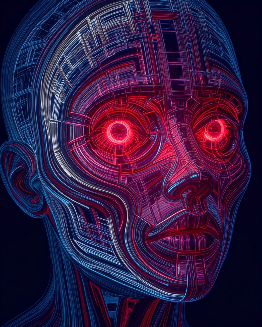 A macro-photographic, hyper-maximalist visualization of a deconstructed synthetic anatomy, functioning as a visual manifestation of a cognitive shift and fluid kinetic energy. The core subject is an abstract, zero-gravity biomechanical armature compo