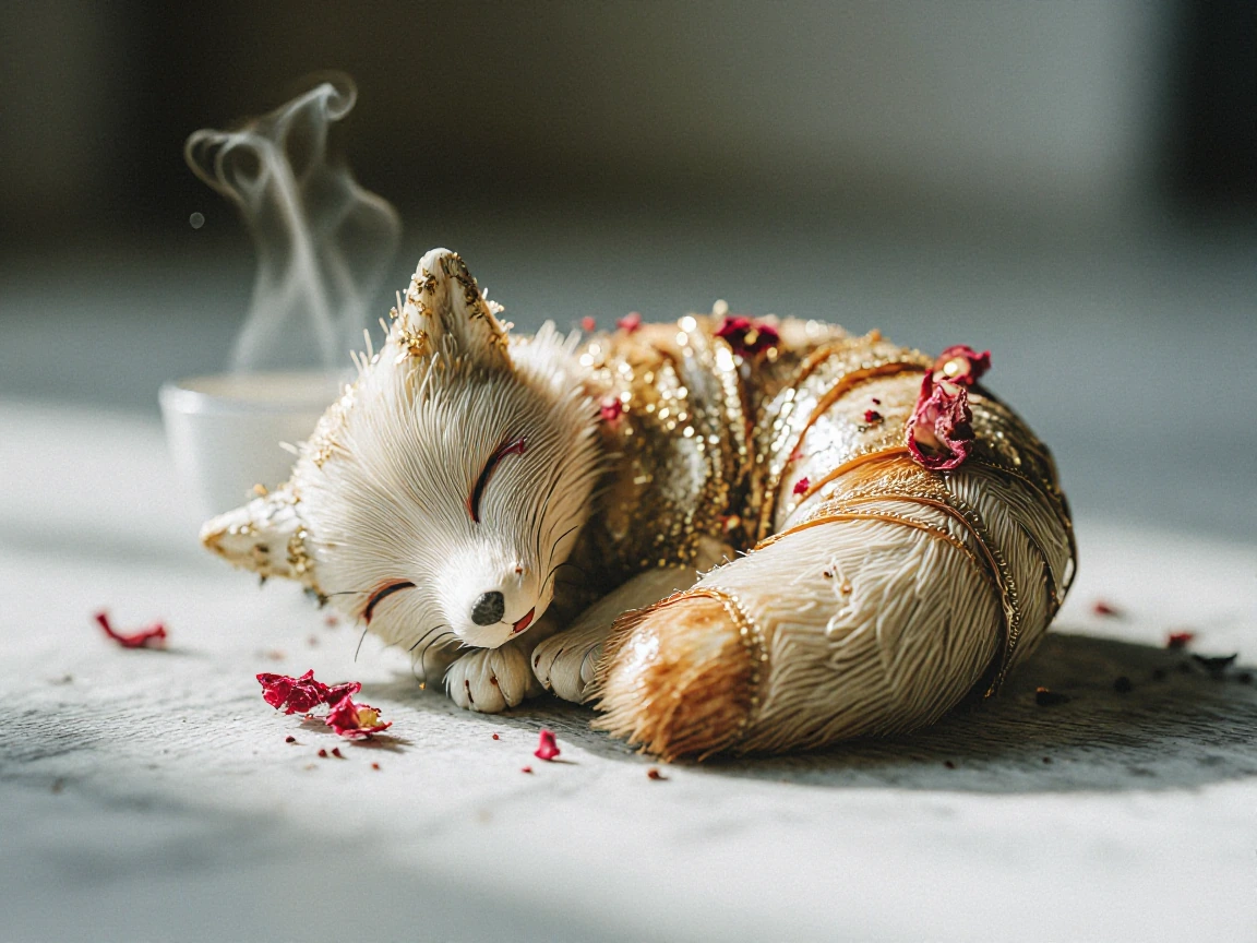 the fox pastry at dawn bakery hits different when you're not supposed to eat it.