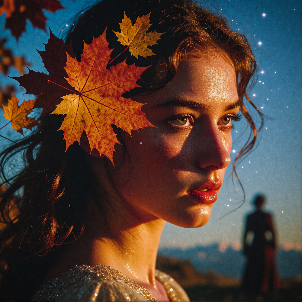 Silent lucidity, autumn colors fill this color palette with sharp contrasts and endlessly gradient hues of juxtaposed beauty, microscopically detailed