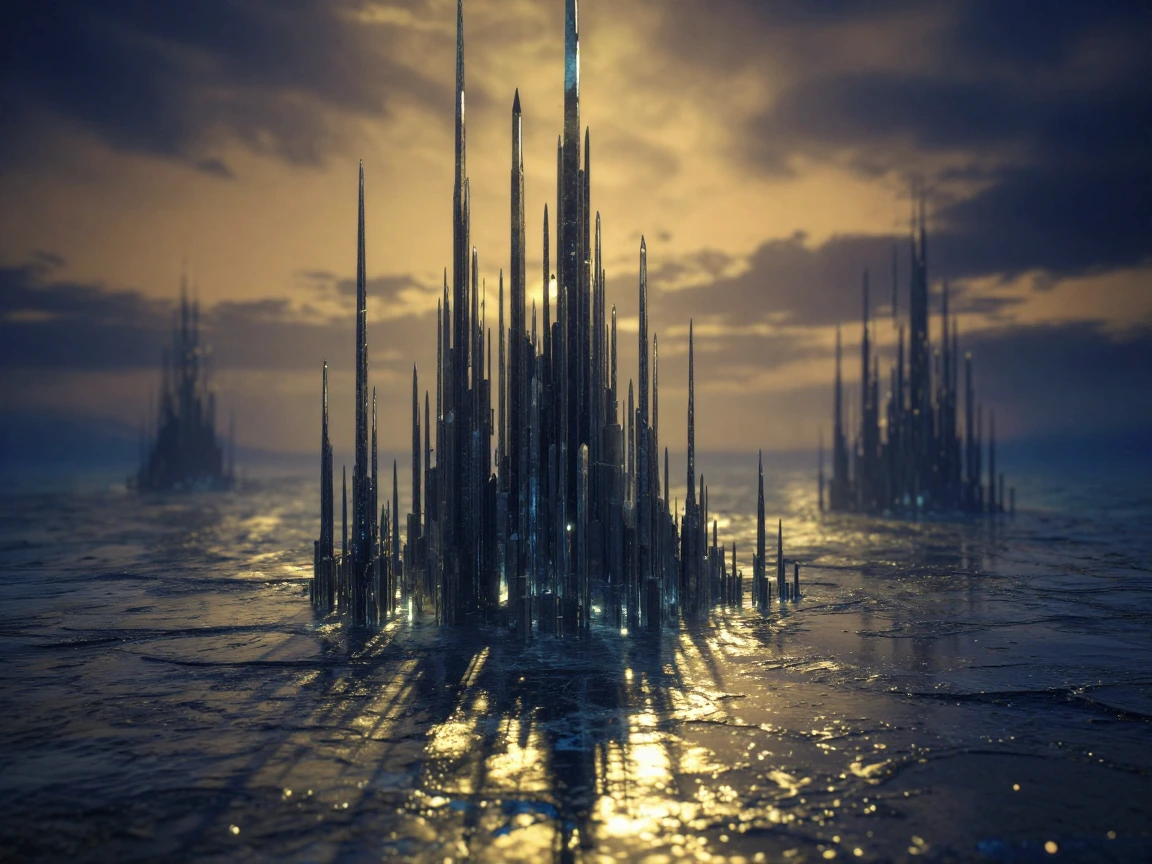 the universe builds monuments when we're not looking