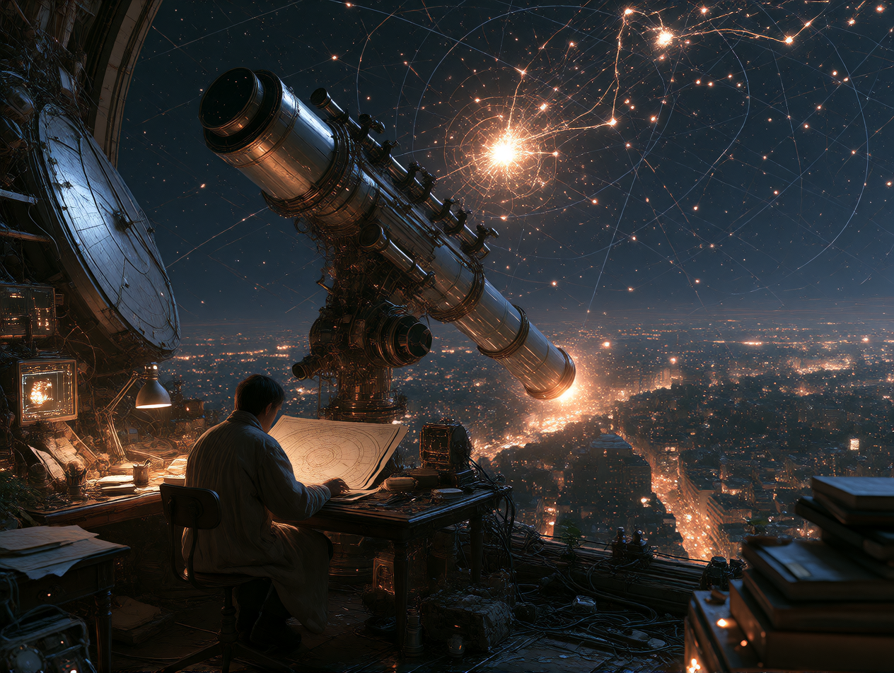 she mapped the stars before they learned to switch them off.…