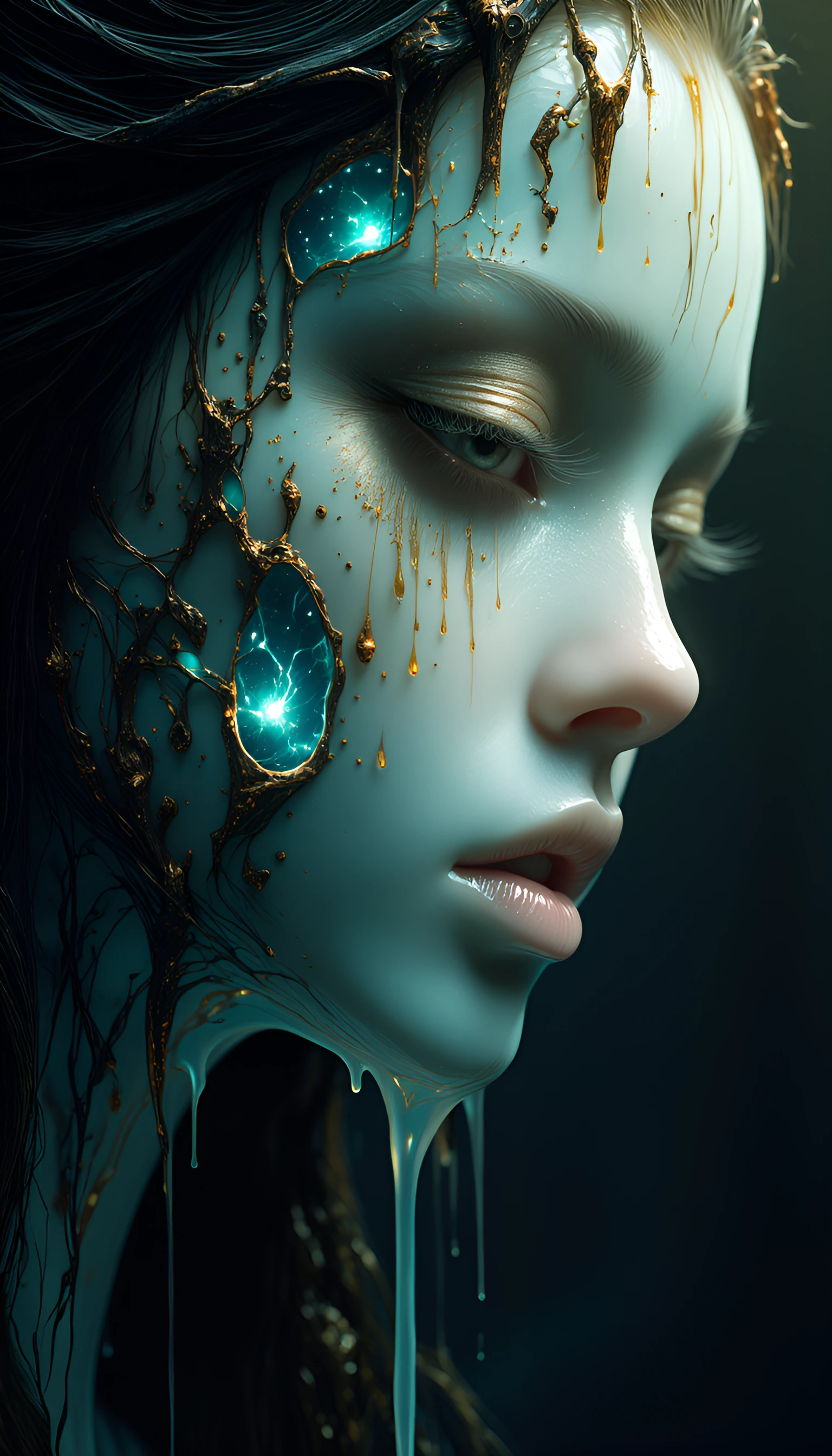 Art purifies our souls from the grime of everyday life... It is with this idea in mind that we have created a striking, expressive and sombre image, i