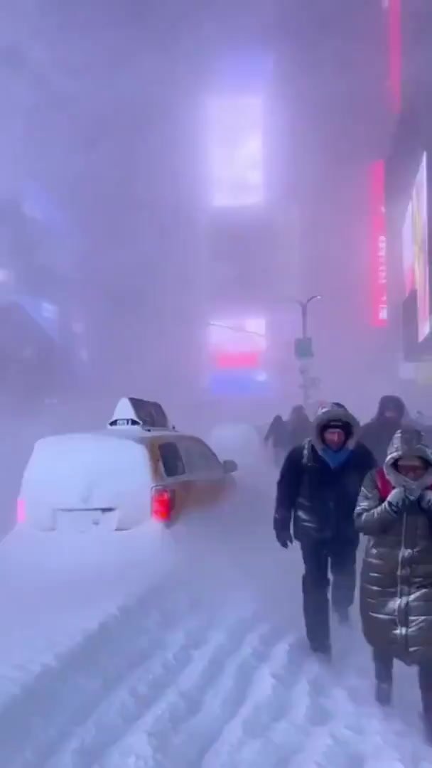 NYC got a little snow today