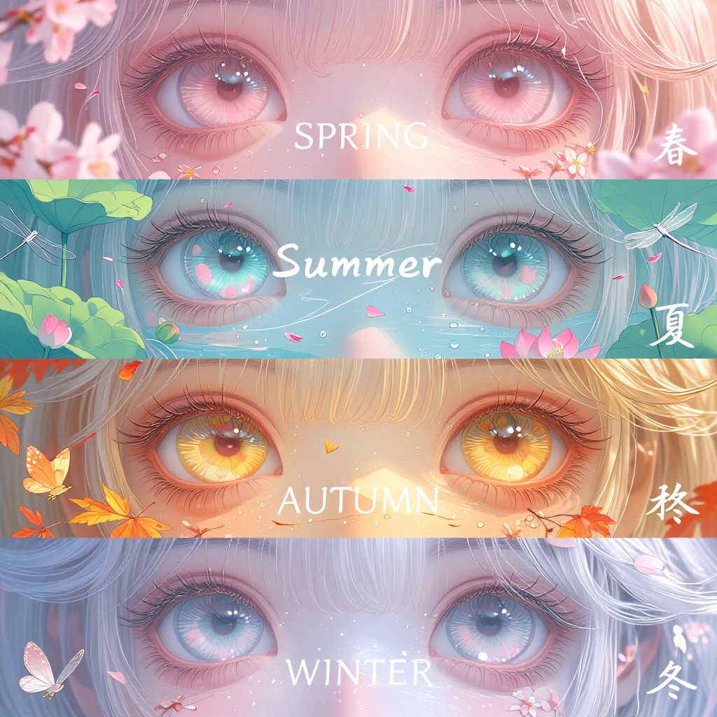 New AI Art Generators Make Spring, Summer, Fall & Winter Images