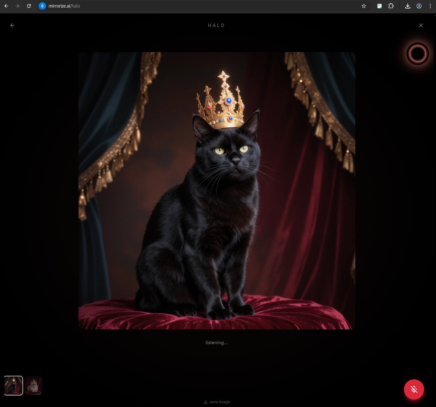 Halo: Make AI Art by Talking Instead of Typing