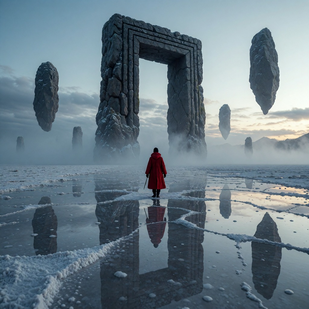 Polarize is in AI Studio: surreal realism. A doorway to nowh…