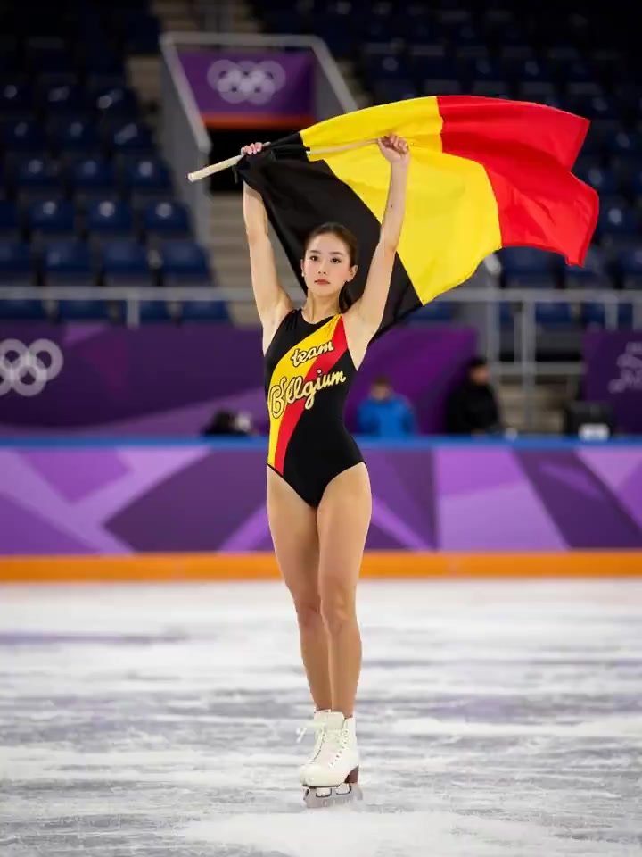 Performing a double axl followed by a pirouette