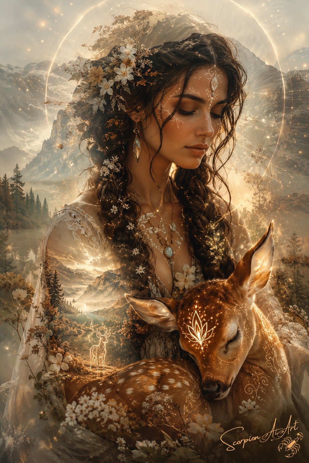 ~ May AI Art Challenge ~ #SeasonofFirstBreath A journey through birth, instinct, and wild spirit Hos…