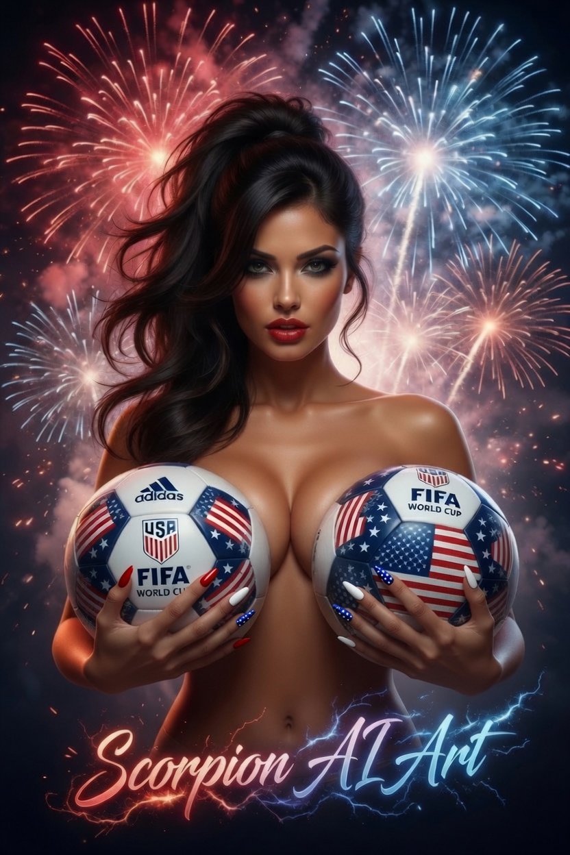 #WorldCup #FIFA ⚽️⚽️ #aiartcommunity #USA ❤️🤍💙🇺🇸