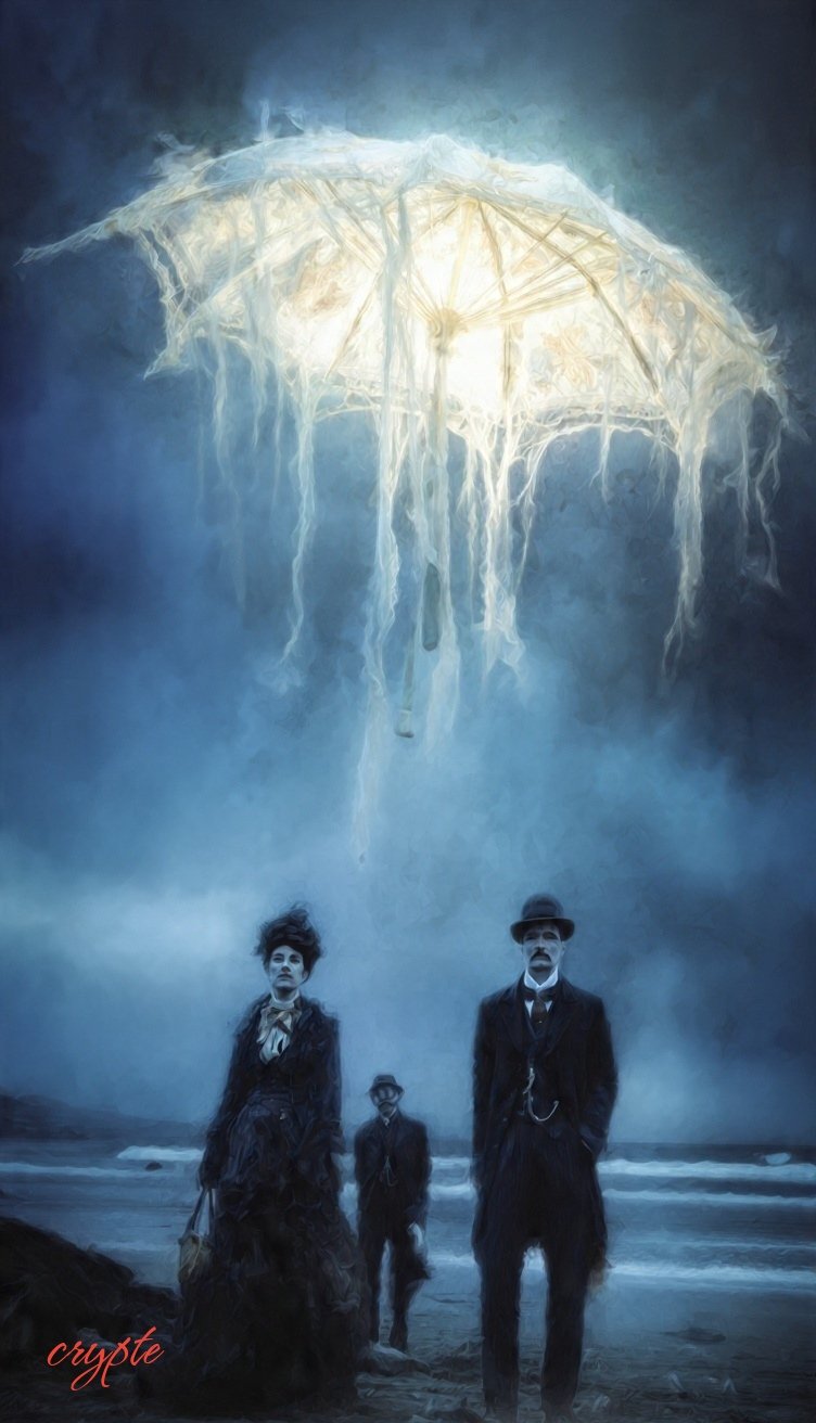 They walk towards oblivion, beneath the jellyfish-light, Their hearts are made of stone, their souls…