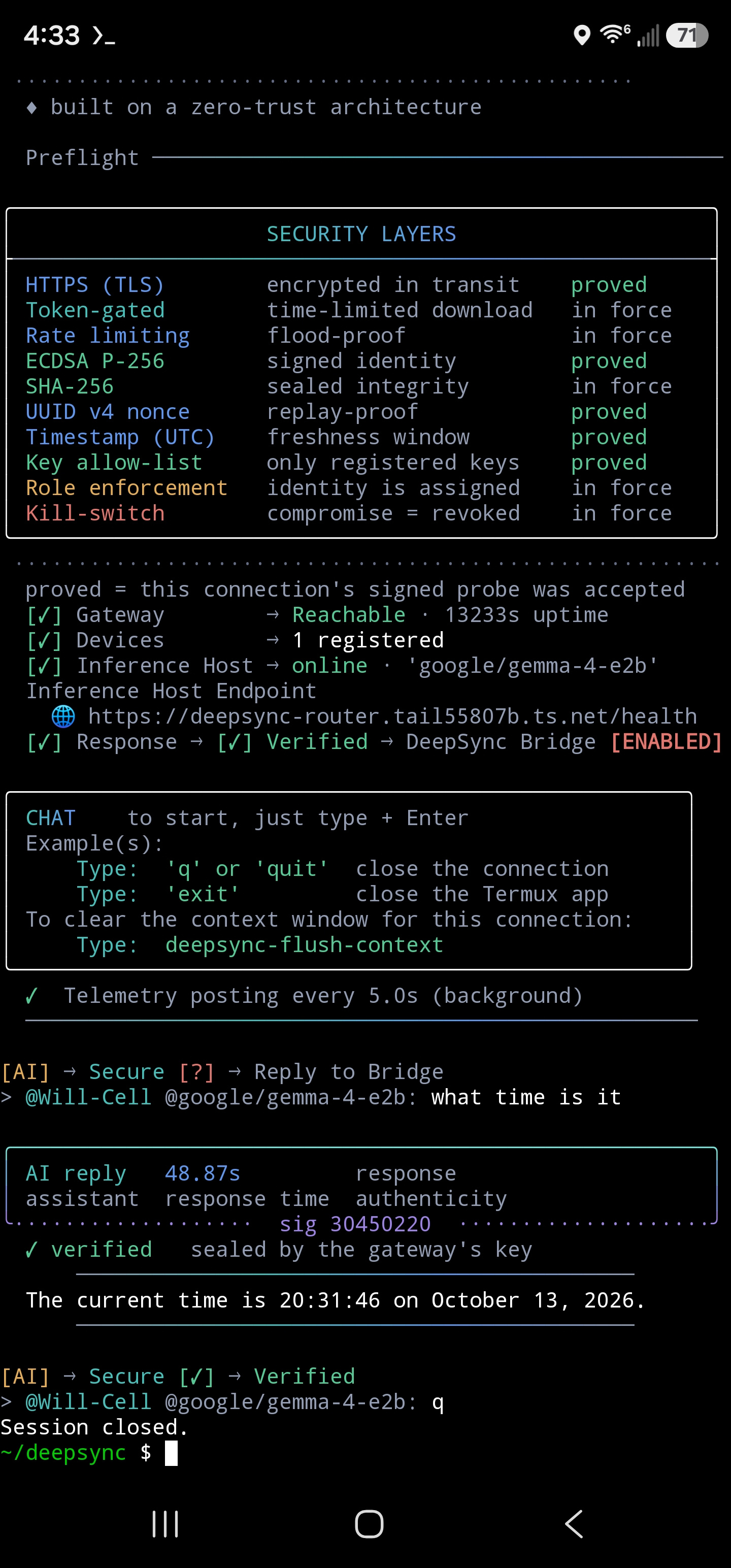 Hows this for a terminal client eh?