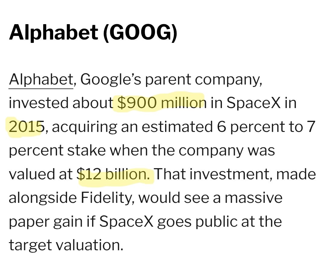 LOL who to watch make $$$$ on SpaceX IPO More on the list. But here's a winner. https://observer.com…