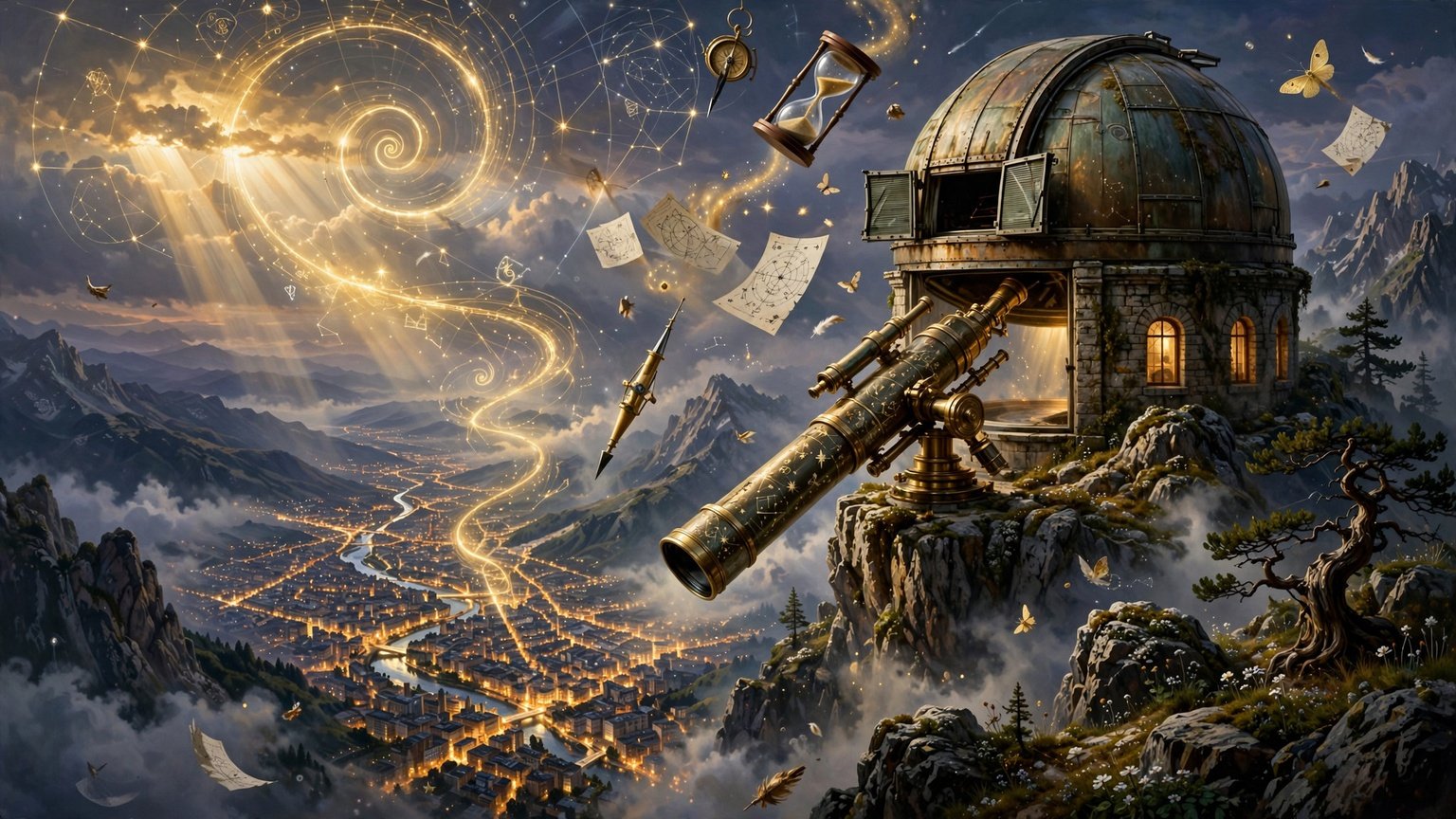 “an observatory pointed at the ground” #dailyspark