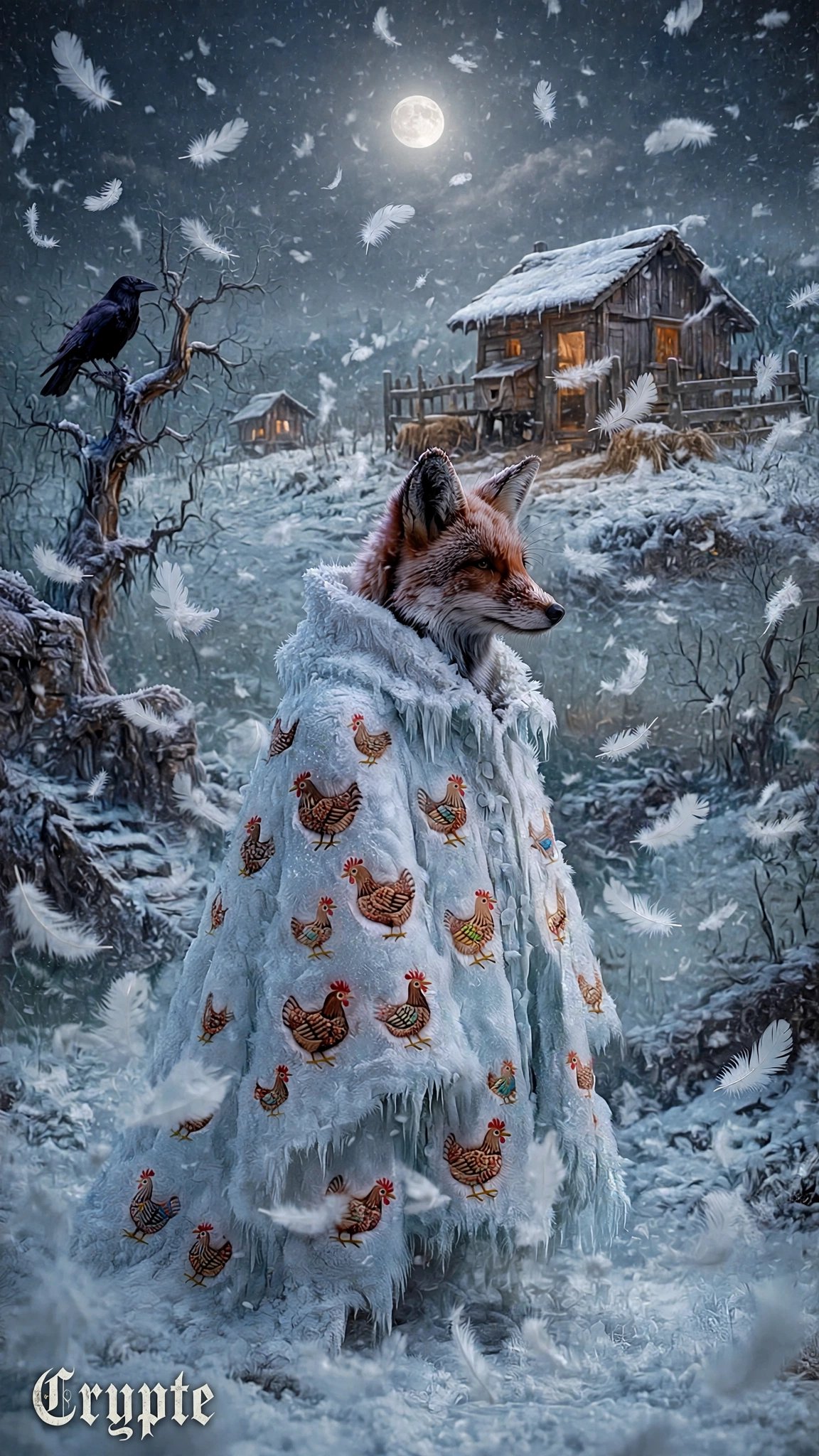 #dailyspark "A Fox wearing the winter like a coat” Once upon a time, there was Master Goupil 🦊 ☠️🐔