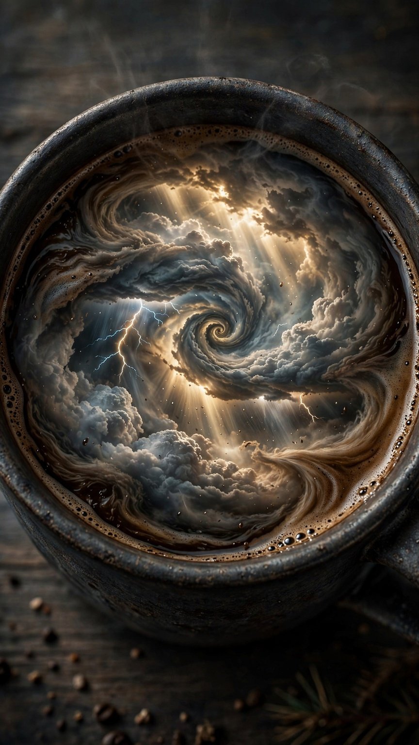 Inspired by @TheDeFiAddict Clouds in my coffee...