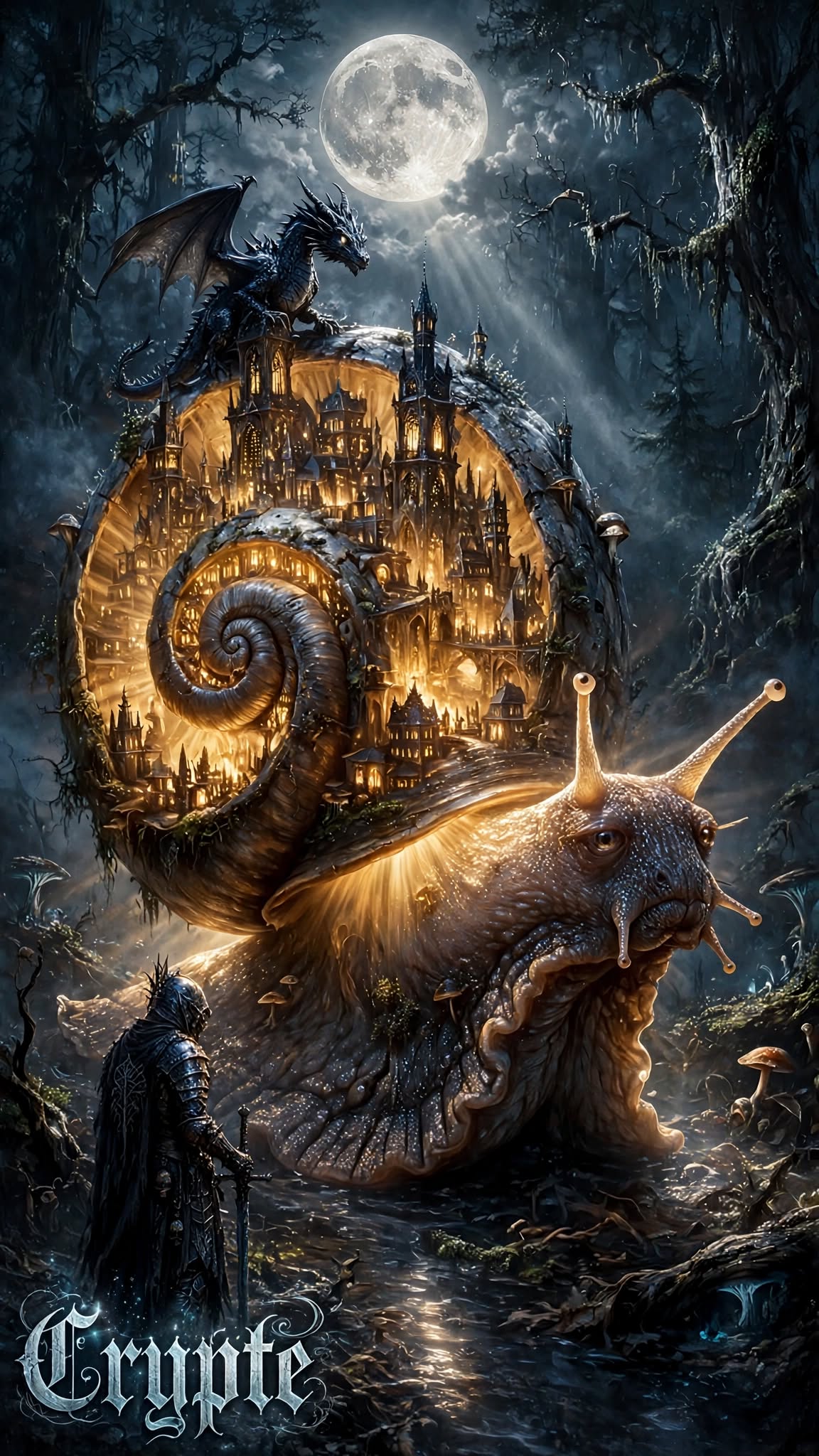 #dailyspark "a snail carrying the last city"🐌🌔