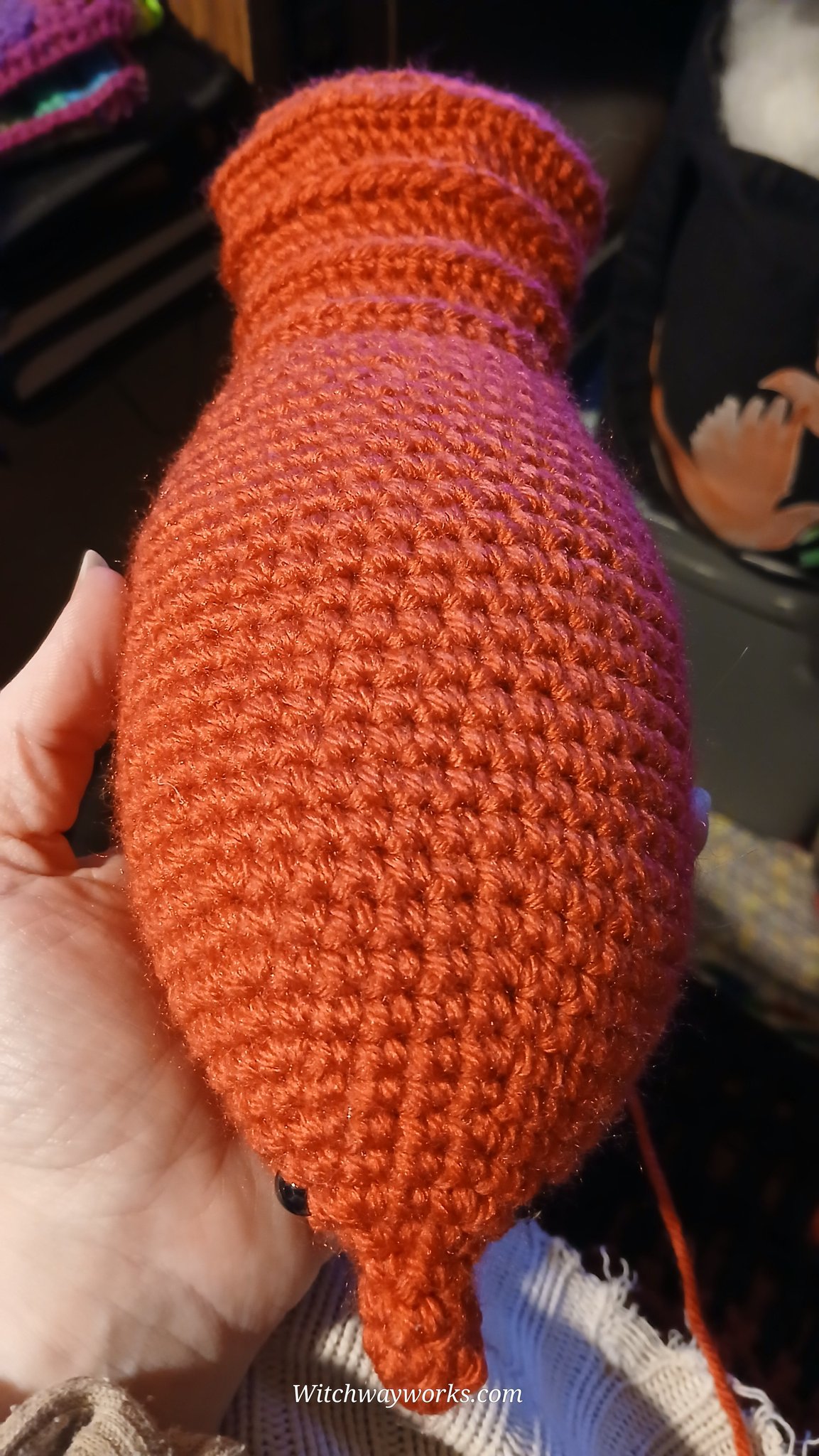 This is the current project. It looks very strange right now, even to me! 😆 Any guesses what it migh…