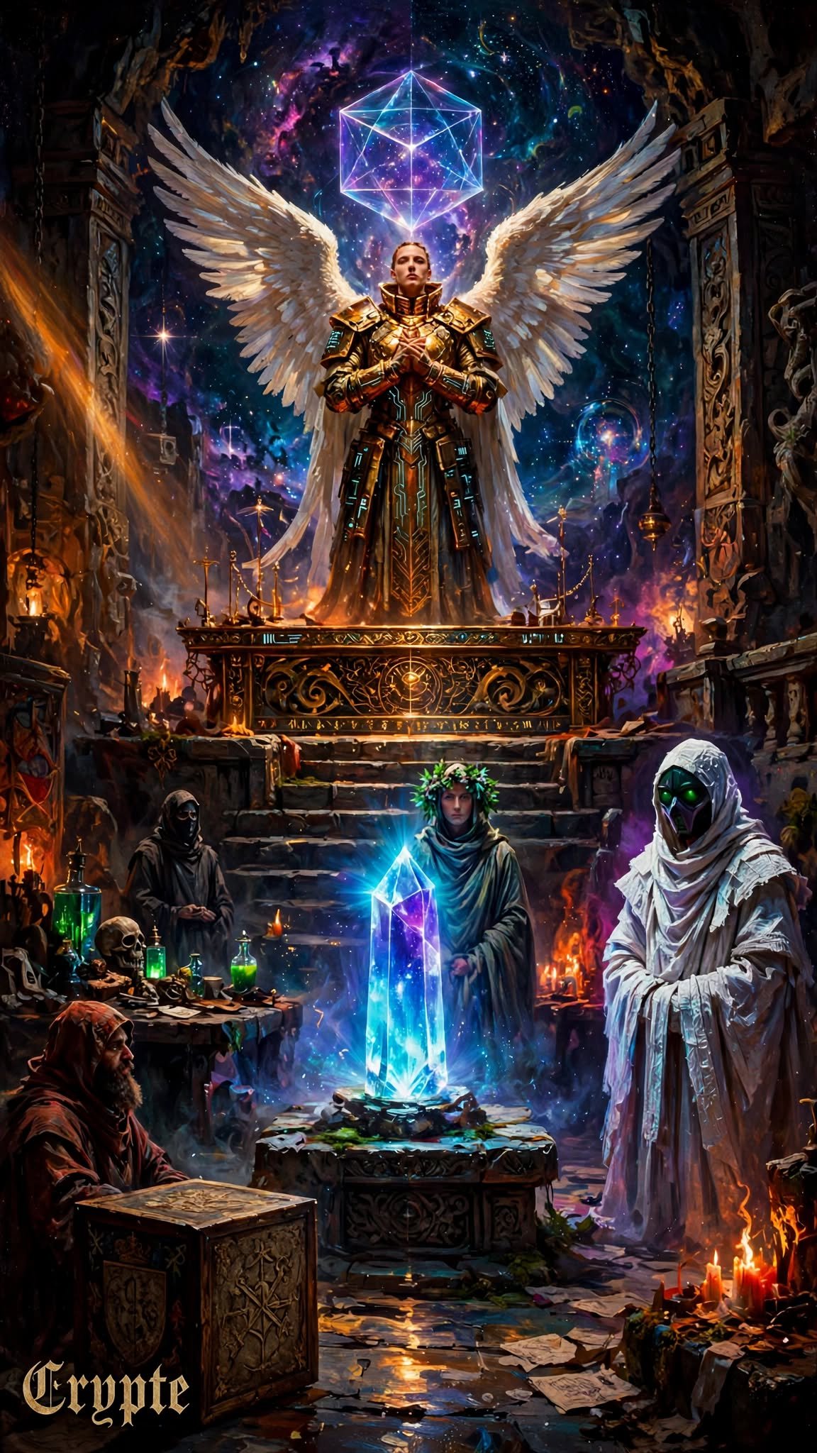 The Pact: The hooded faithful fade away; only the sting of eternity remains.🙏🌒