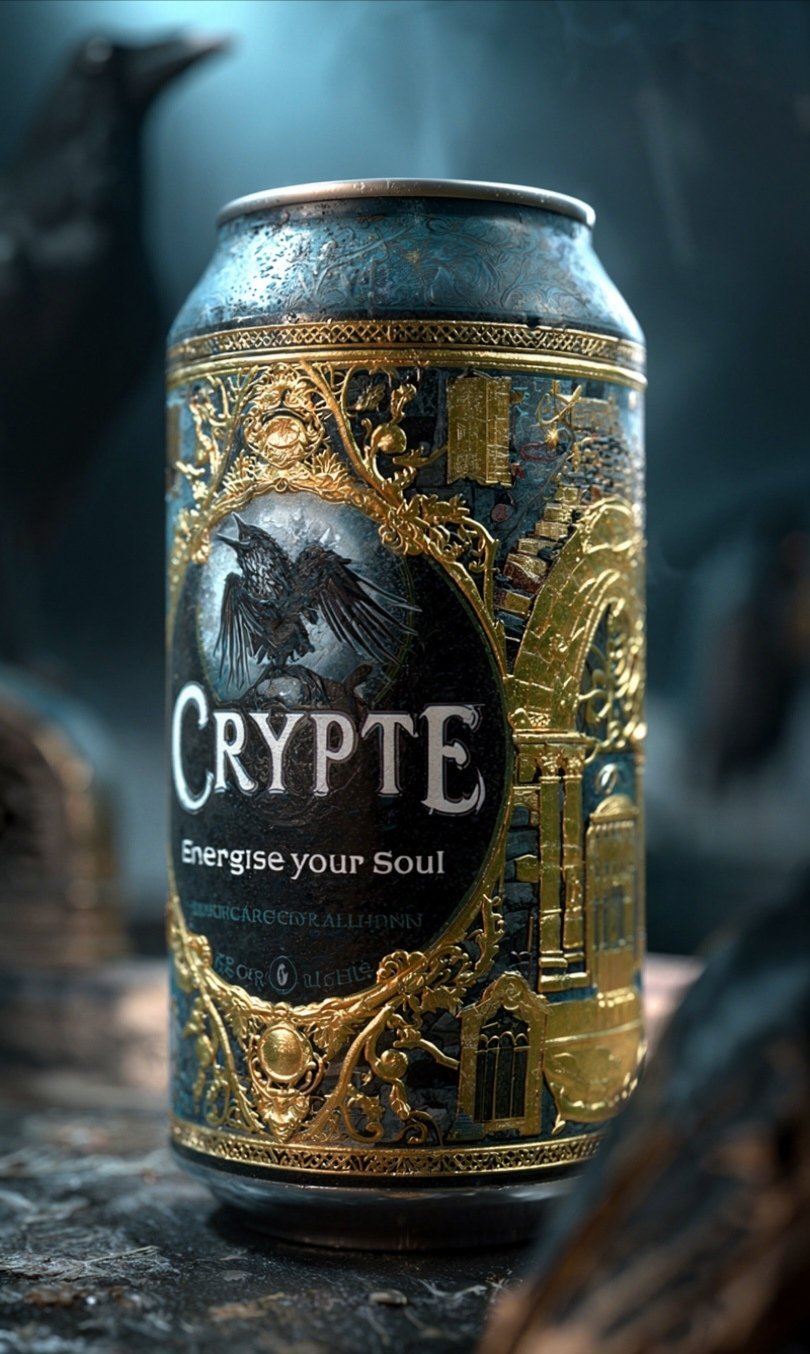 "Let's see your can "challenge By @GuruScorpion My can Crypte 🌒:Energise your Soul